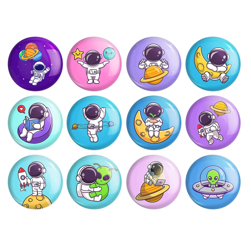 پیکسل خندالو مدل فضانورد Spaceman کد 1591 مجموعه 12 عددی