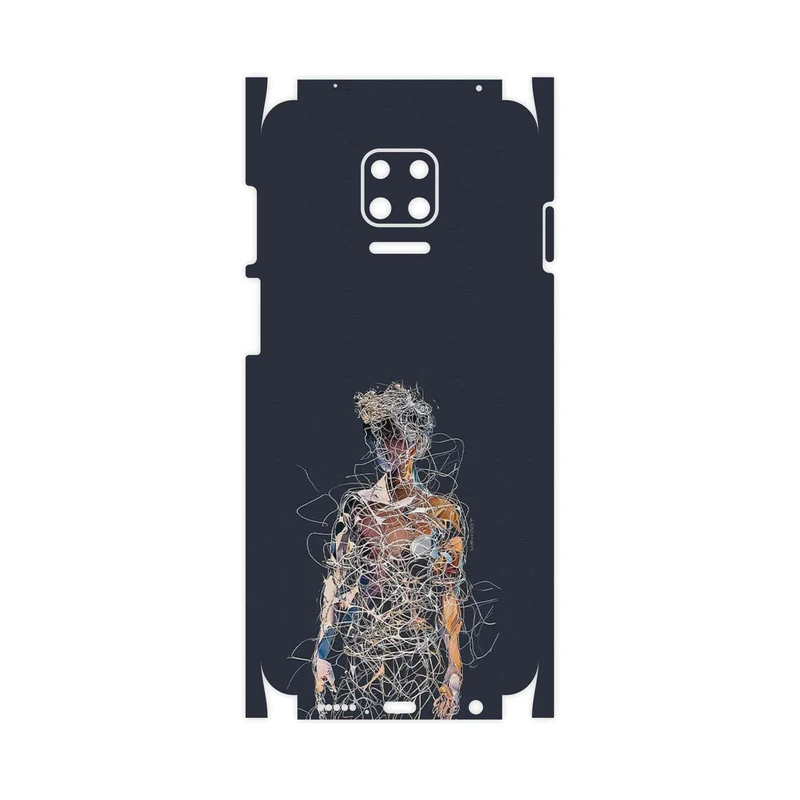 برچسب پوششی ماهوت مدل Strings Digital Art 1-FullSkin مناسب برای گوشی موبایل شیائومی Redmi Note 9S
