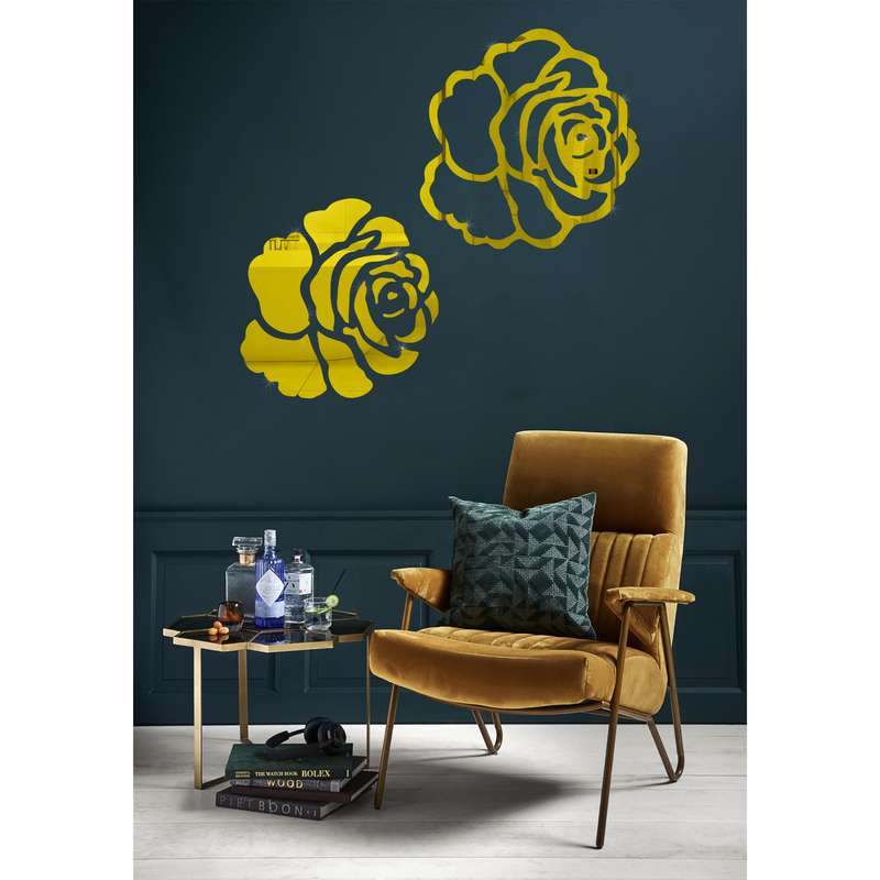 استیکر مستر راد مدل گل رز  flower-G 18 مجموعه دو عددی