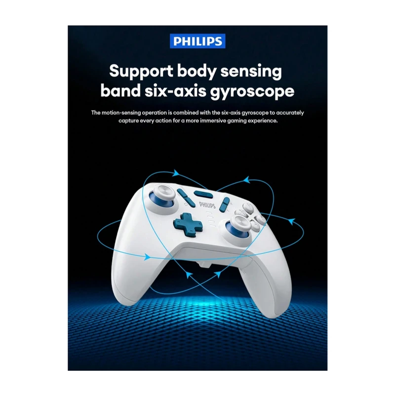 عکس شماره 2 : دسته بازی بیسیم فیلیپس مدل dlk-5050