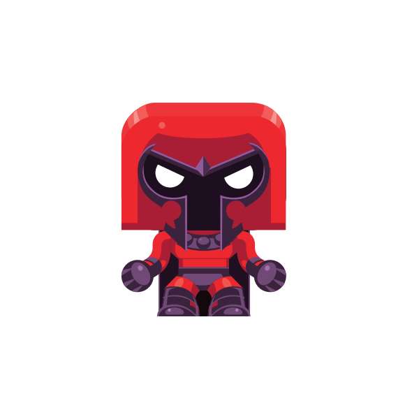 بازی آموزشی مدل کاردستی طرح فیگور مگنیتو  Magneto