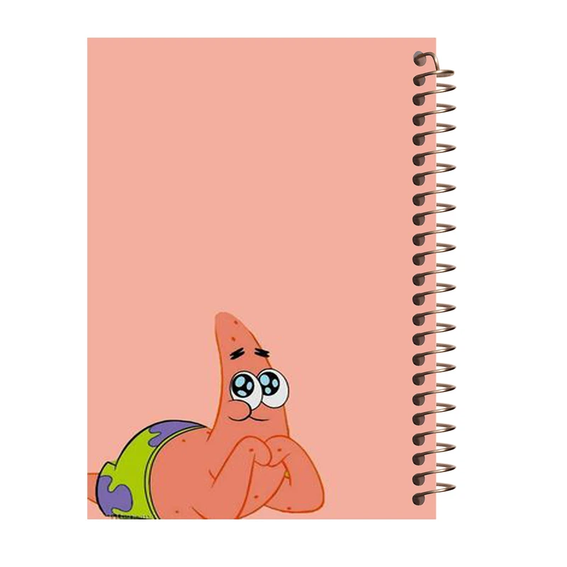 دفتر مشق 80 برگ طرح باب اسفنجی مدل پاتریک کد J365