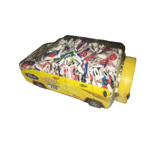 آدامس بادکنکی ماشینی زرد فرز- 1200 گرم بسته 250 عددی