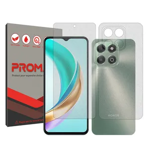 Promate Resistant model matte screen protector suitable for the Honor X6b mobile phone along with the back of the phone protector 