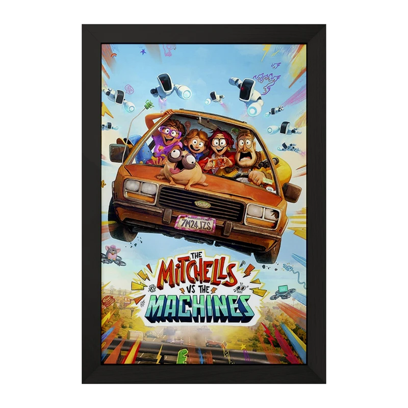 تابلو خندالو مدل میچل ها علیه ماشین ها کد F2226