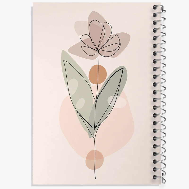 دفتر نت موسیقی 50 برگ خندالو مدل دکوراتیو (decorative) کد F1427