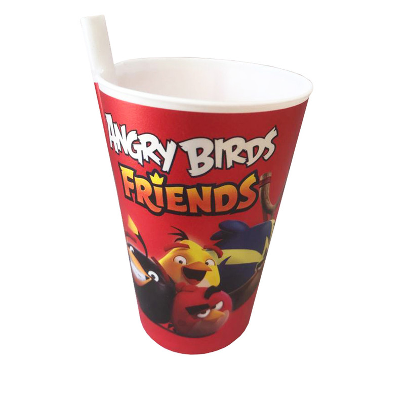 لیوان کودک مدل نی دار طرح انگری -2