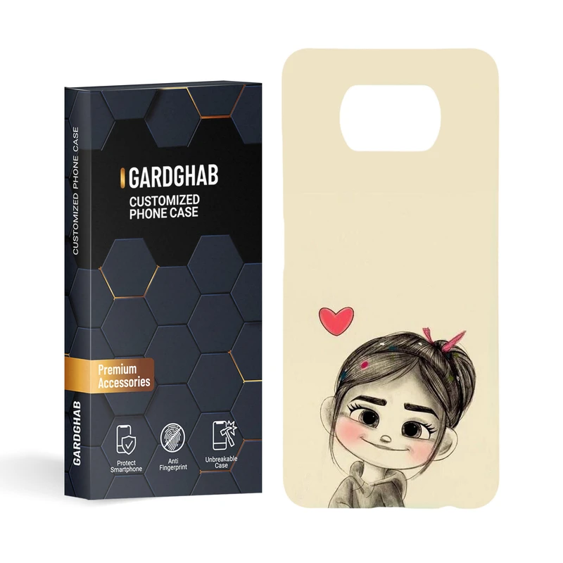 کاور گارد قاب مدل دخترانه مناسب برای گوشی موبایل شیائومی poco x3 / x3 pro / x3 nfc