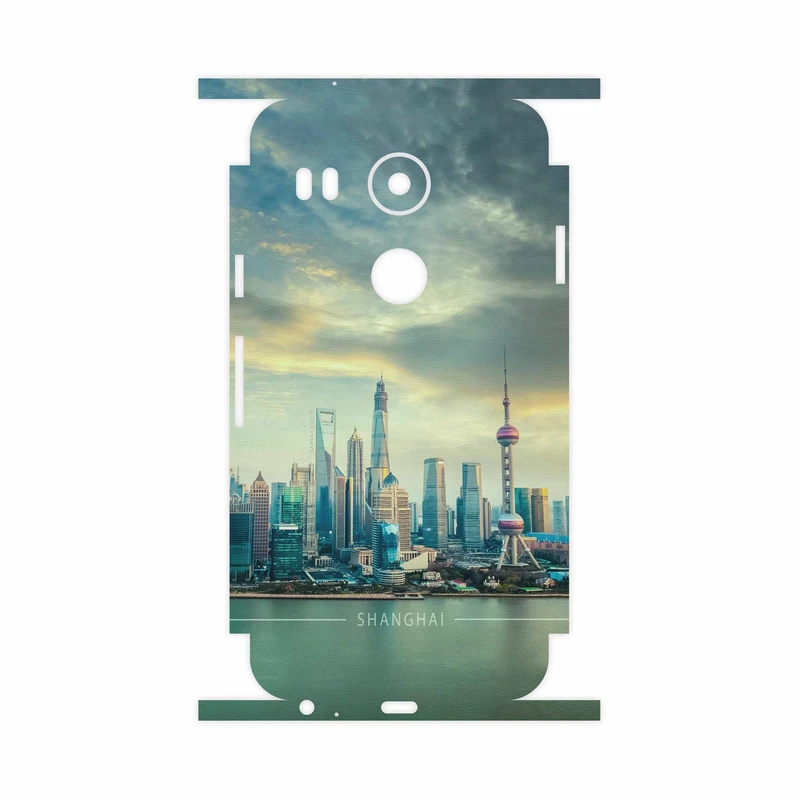 برچسب پوششی ماهوت مدل Shanghai City-FullSkin مناسب برای گوشی موبایل گوگل Nexus 5X