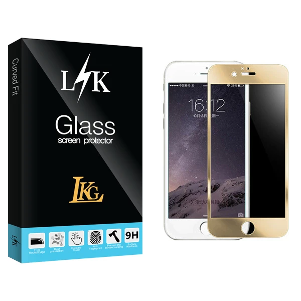 محافظ صفحه نمایش ال کا جی مدل LK Glass مناسب برای گوشی موبایل اپل iphone 6/6s/7/8