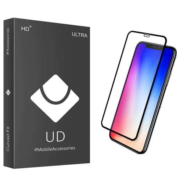 محافظ صفحه نمایش شیشه ای یو دی مدل ULTRA مناسب برای گوشی موبایل اپل iPhone Xs max
