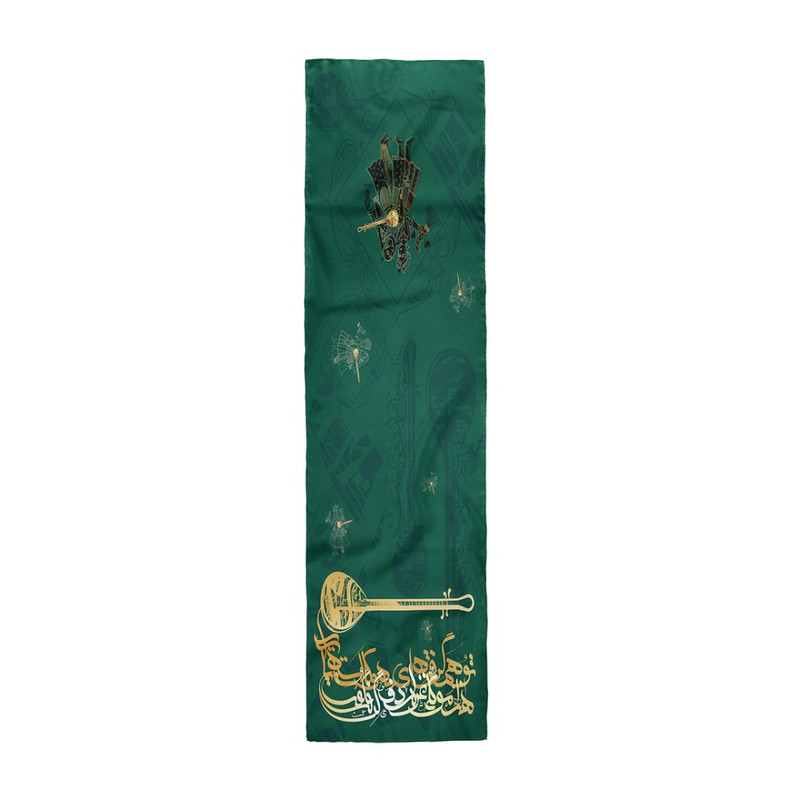 شال زنانه طرح سه تار