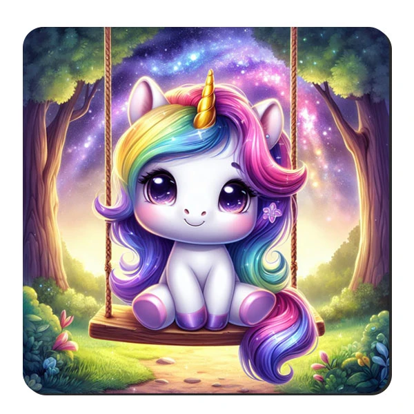  زیر لیوانی طرح تک شاخ کد nzl308