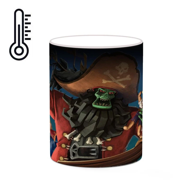 ماگ حرارتی کاکتی مدل بازی Monkey Island 2ː LeChuck's Revenge کد mgh29591