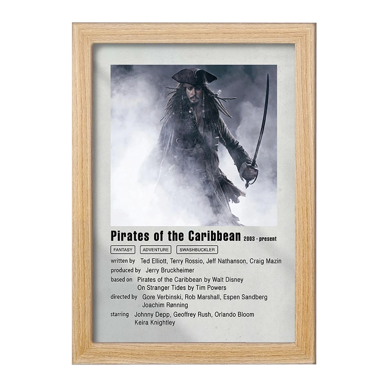 تابلو خندالو مدل دزدان دریایی کارائیب (Pirates of the Caribbean) کد F11911