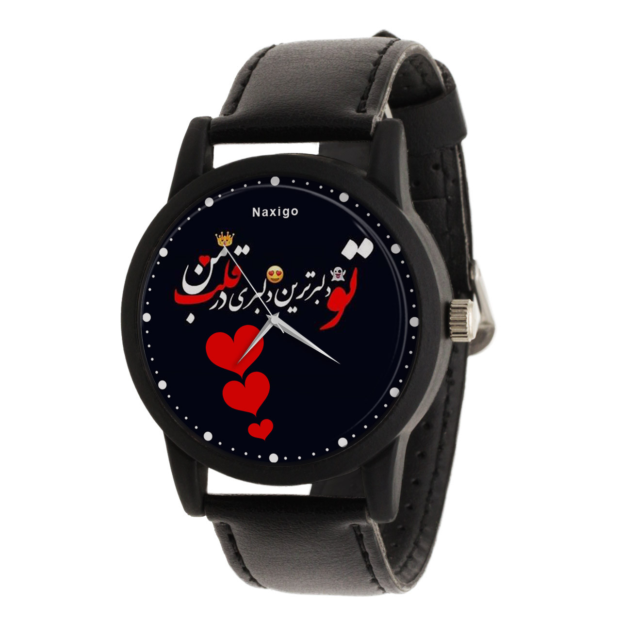 ساعت مچی عقربه ای ناکسیگو مدل تو دلبر ترین دلبری در قلب من کد LF13370 ساعت مچی عقربه ای ناکسیگو مدل تو دلبر ترین دلبری در قلب من کد LF13370