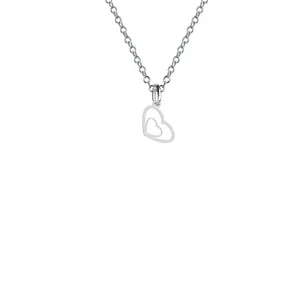 گردنبند نقره زنانه هایکا مدل قلب n.ha2_1 907