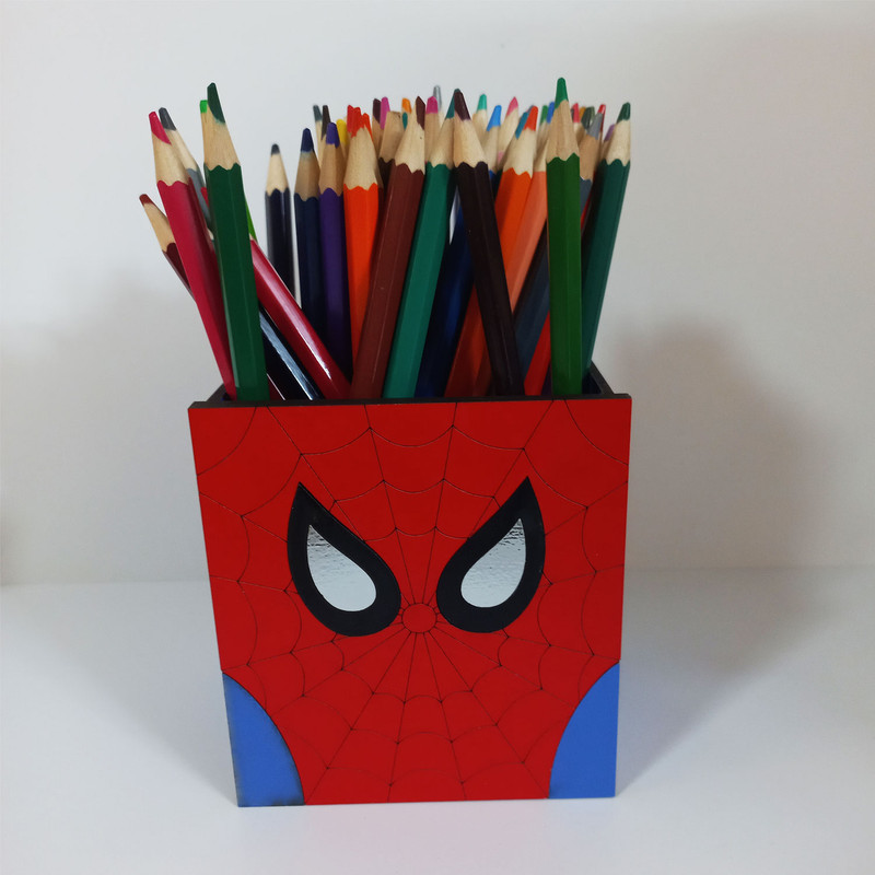 جامدادی رومیزی مدل مرد عنکبوتی کد 104