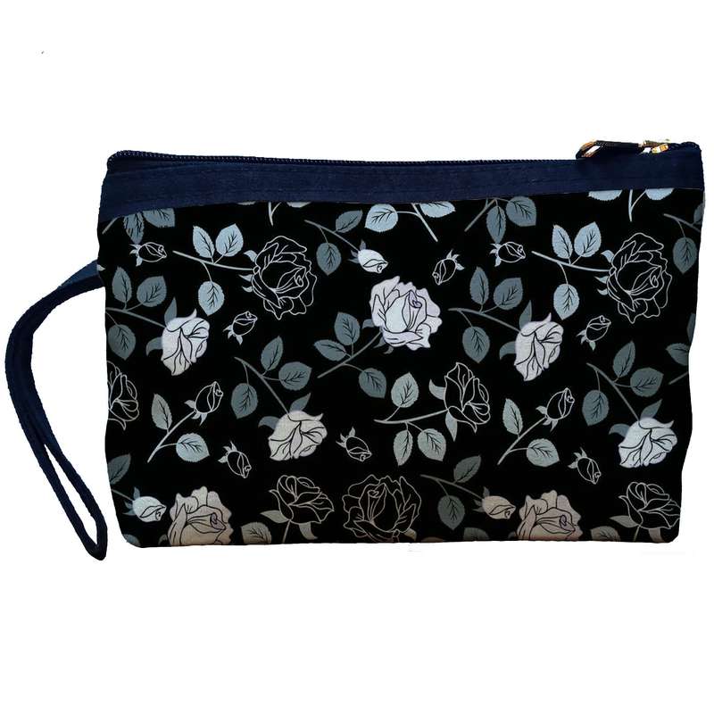 کیف لوازم آرایش زنانه آی تمر مدل گل کد 308