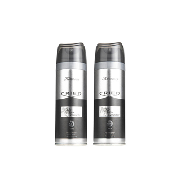 اسپری بدن مردانه کلینوس مدل cried حجم 150 میلی لیتر مجموعه 2 عددی