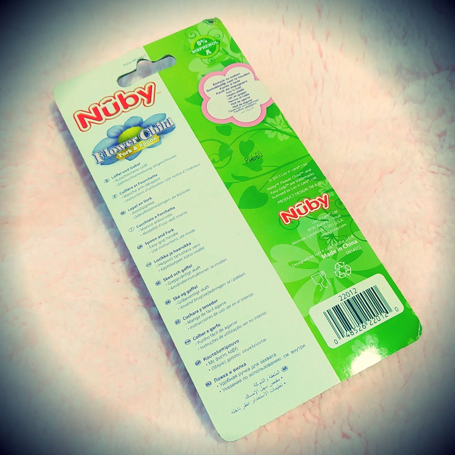ست قاشق و چنگال نوبی مدل Flower child کد 2022 -  - 7