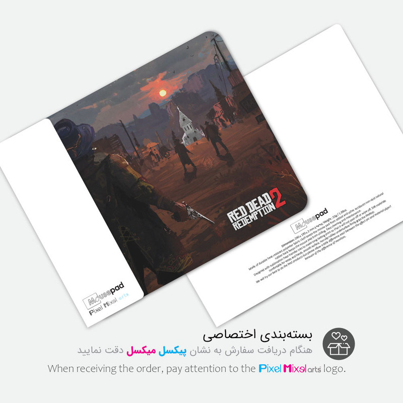ماوس پد پیکسل میکسل مدل DEAD REDEMPTION 2 کد GARD21 3