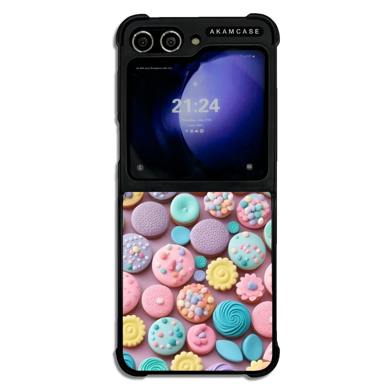 کاور آکام مدل AMC-WSGZFLIP5-CANDY-12 مناسب برای گوشی موبایل سامسونگ Galaxy Z Flip 5