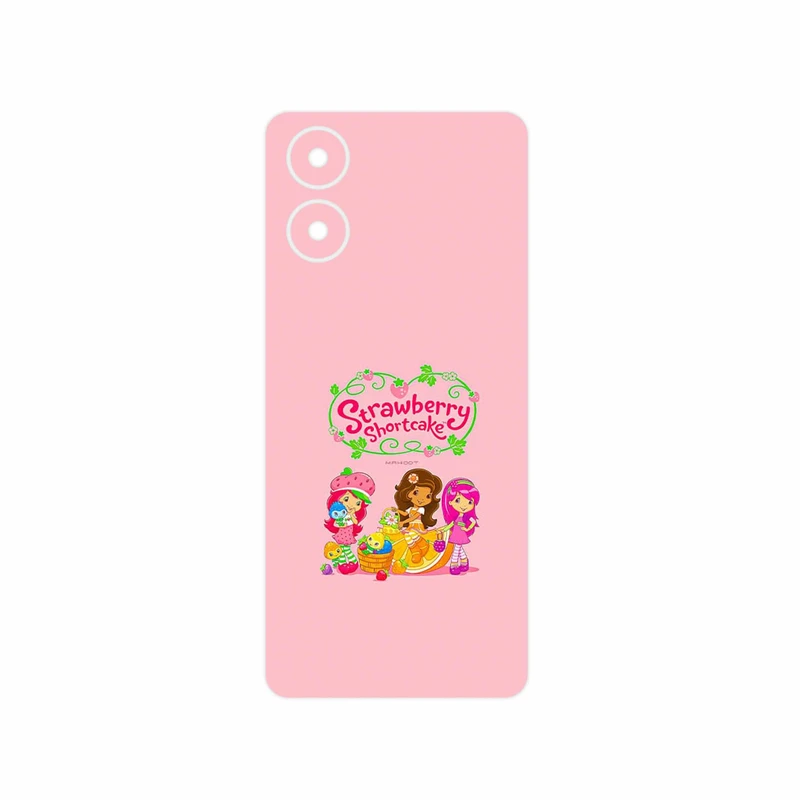 برچسب پوششی ماهوت مدل Strawberry Shortcake مناسب برای گوشی موبایل موتورولا Moto G04s