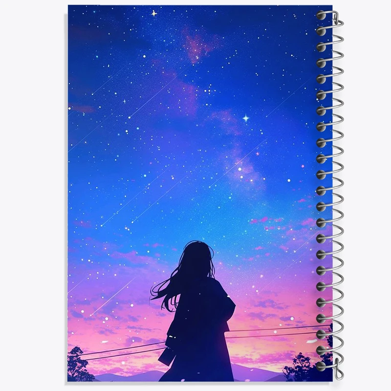 دفتر ژورنال نویسی 50 برگ خندالو مدل نقطه ای طرح دخترانه کد N1761