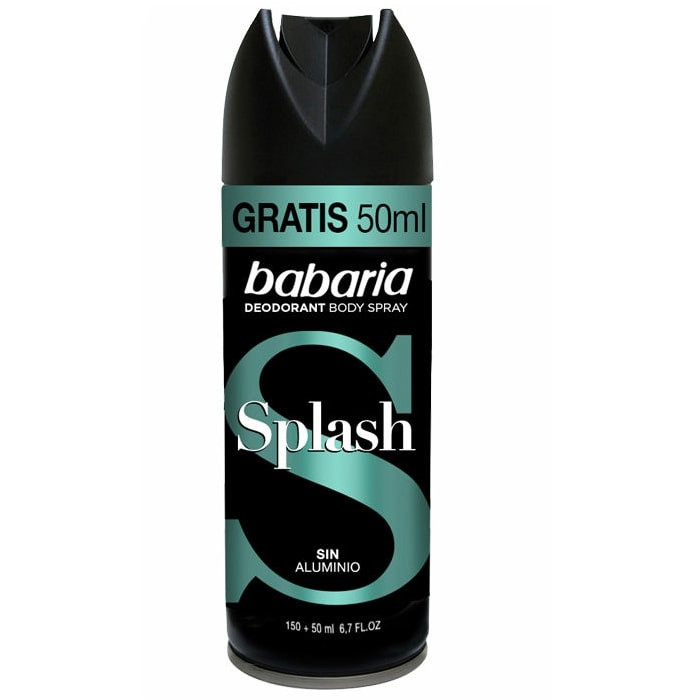 اسپری بدن مردانه باباریا مدل Deodorant Splash حجم 200 میلی لیتر اسپری بدن مردانه باباریا مدل Deodorant Splash حجم 200 میلی لیتر