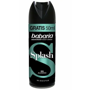 اسپری بدن مردانه باباریا مدل Deodorant Splash حجم 200 میلی لیتر