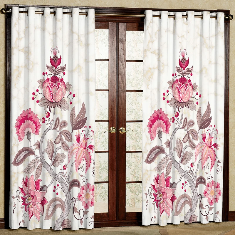 پرده مدل هازان پانچی کد 4263 سایز 140x200 سانتی متر