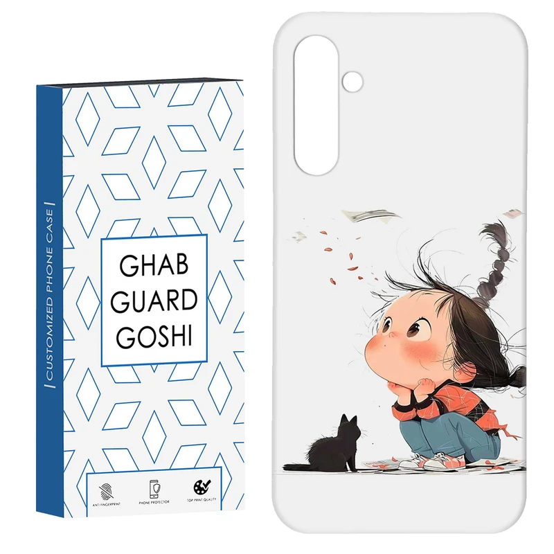 کاور قاب گارد گوشی طرح دختر ملوس کد Dimo-965 مناسب برای گوشی موبایل سامسونگ Galaxy A34 / A34 5G