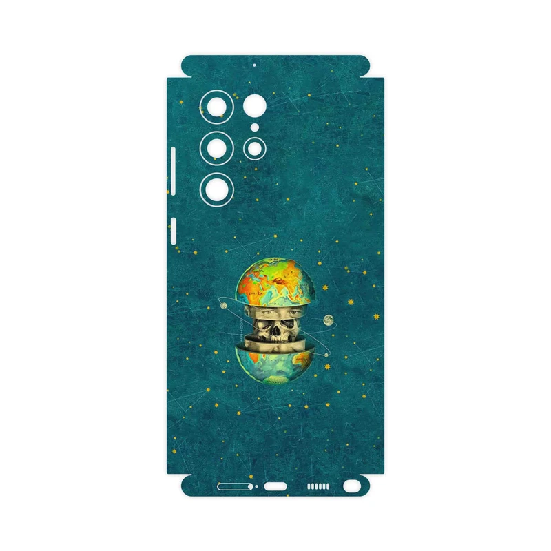 برچسب پوششی ماهوت مدل Collage of Earth Face-FullSkin مناسب برای گوشی موبایل سامسونگ Galaxy S22 Ultra 5G