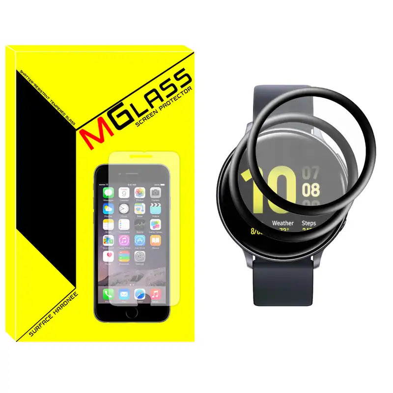 محافظ صفحه نمایش نانو ام گلس مدل NMG مناسب برای ساعت هوشمند سامسونگ Watch Active 44mm بسته دو عددی