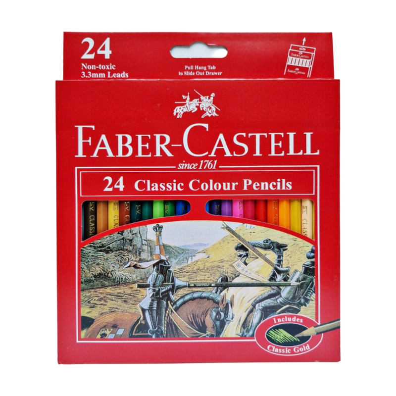 مداد رنگی 24 رنگ فابر کاستل مدل کلاسیک کد 115854