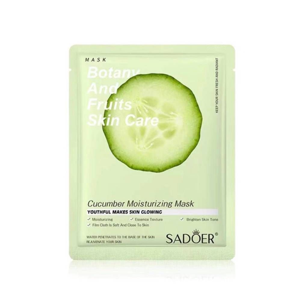 ماسک صورت سادور مدل خیار و بامبو حجم 25 میلی لیتر بسته 5 عددی - - 2