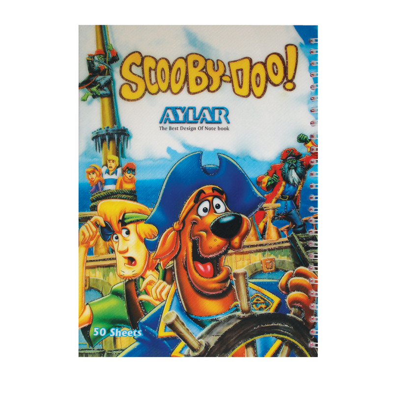 دفتر 50 برگ آیلار مدل فانتزی مجموعه 6 عددی