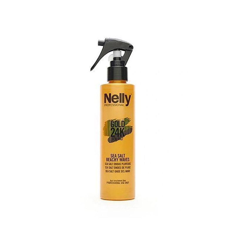 محلول تقویت کننده مو نلی مدل GOLD 24K نمک دریا حجم 200 میلی لیتر محلول تقویت کننده مو نلی مدل GOLD 24K نمک دریا حجم 200 میلی لیتر