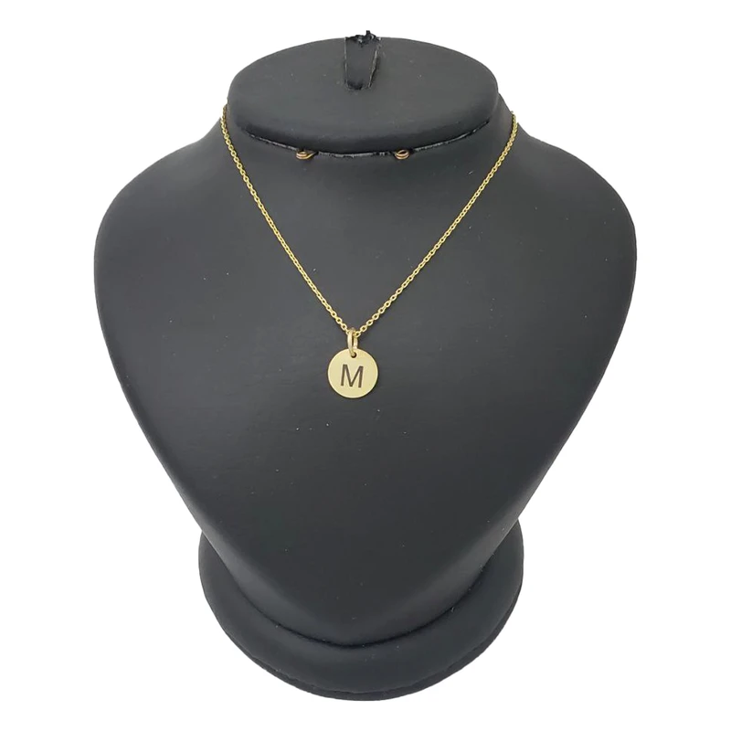 گردنبند زنانه هایکا مدل حرف لاتین M کد j-ha 160
