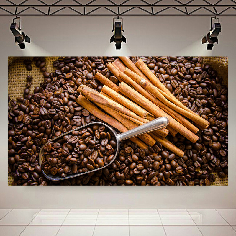 تابلو بوم طرح قهوه و چوب دارچین کد AR2271