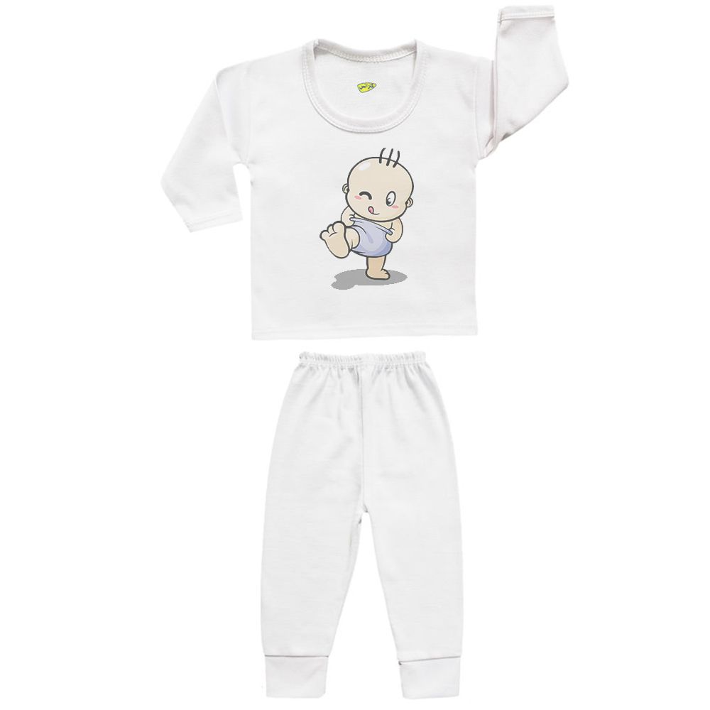 ست تی شرت و شلوار نوزادی کارانس مدل SBS-3006