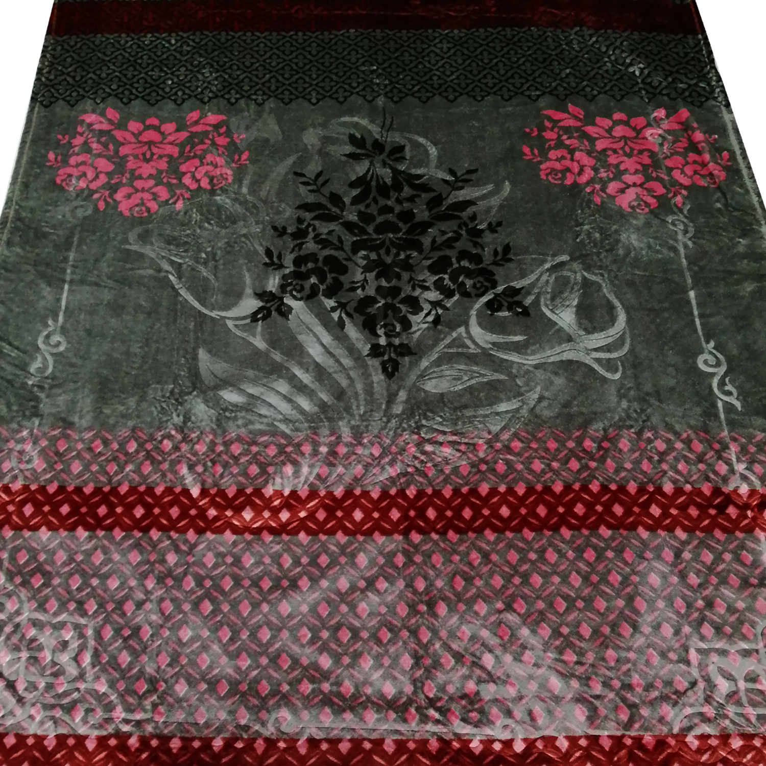 پتو مسافرتی نرمینه بافت مدل Sarvin کد 28-27 سایز 210×150 سانتی متر
