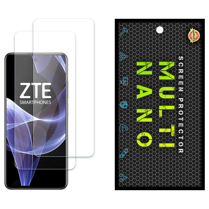 محافظ صفحه نمایش مولتی نانو مدل X-S2N مناسب برای گوشی موبایل زد تی ایی Blade V40 Pro بسته دو عددی