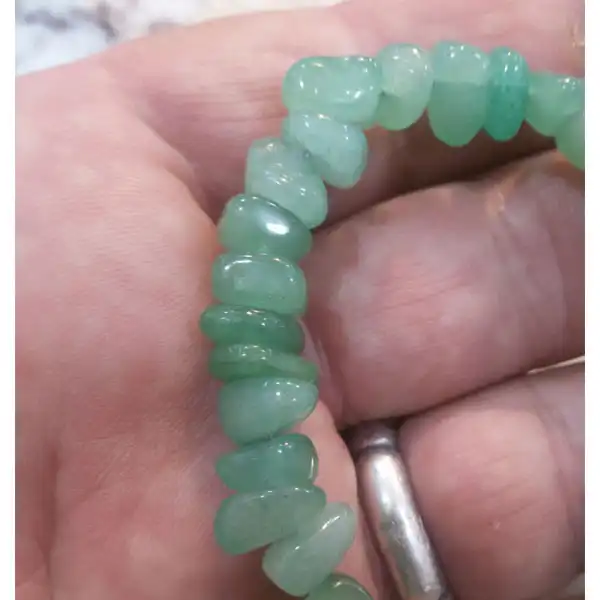 دستبند مدل سنگ طبیعی آونتورین