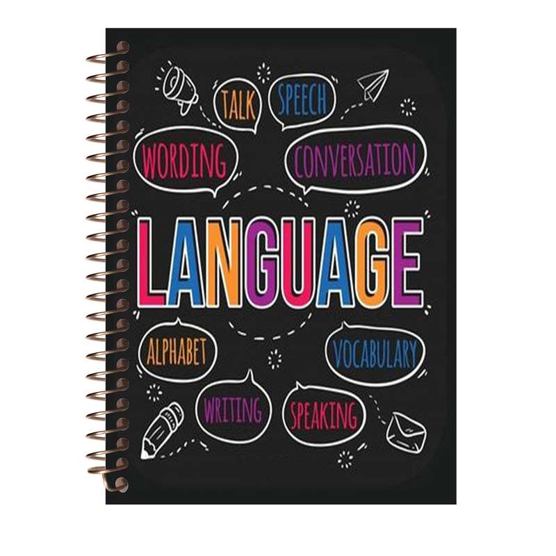 دفتر زبان 60 برگ طرح حروف انگلیسی کد L71