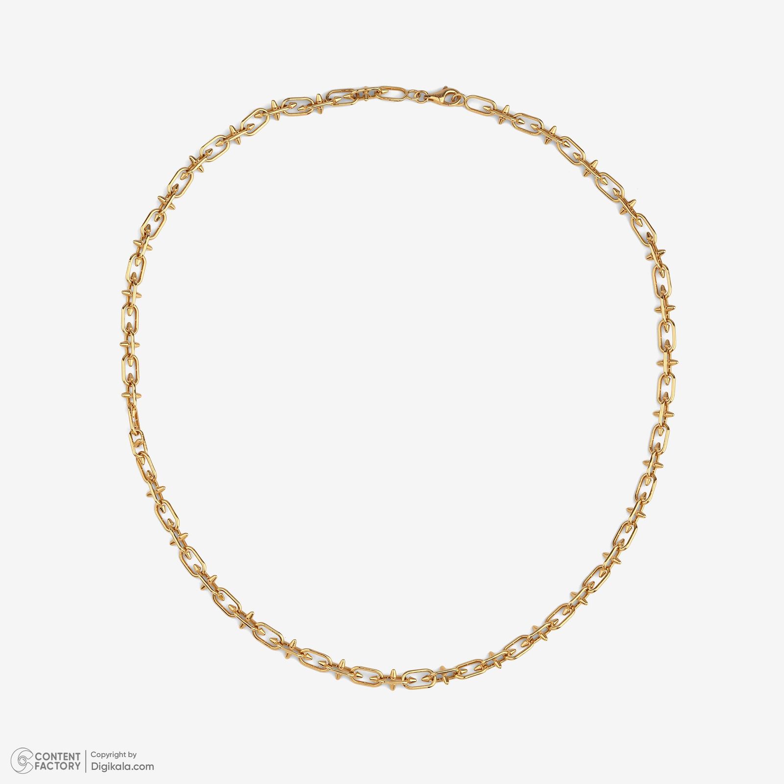 گردنبند طلا 18 عیار زنانه با زنجیر طرح تیفانی تایتان وی گالری مدل NC1456 -  - 2