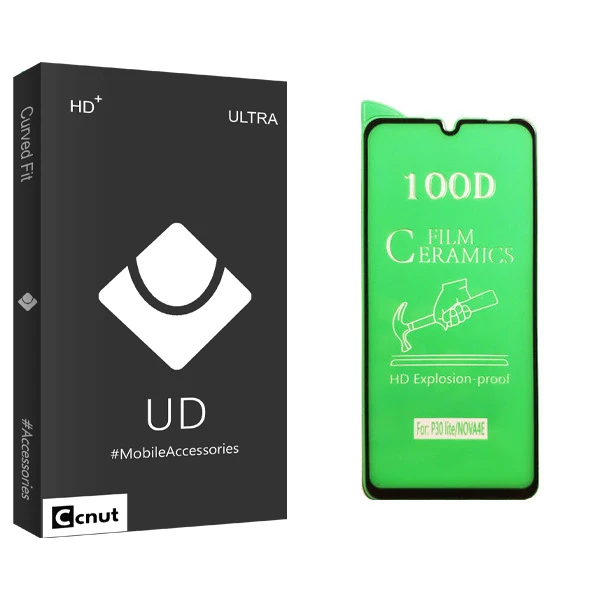 محافظ صفحه نمایش سرامیکی کوکونات مدل UD Black مناسب برای گوشی موبایل هوآوی P 30 lite