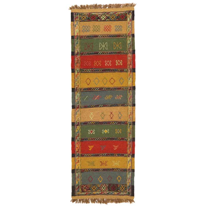 گلیم دستبافت یک متری مدل خراسان کد 1409503