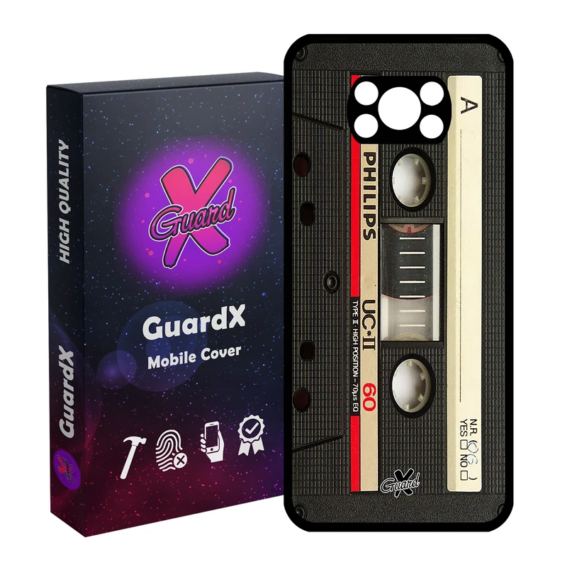 کاور گارد ایکس طرح Cassette مدل Glass10063 مناسب برای گوشی موبایل شیائومی Poco X3 / Poco X3 NFC